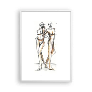 Poster in cornice bianca - Studio di armonia - 50x70 cm