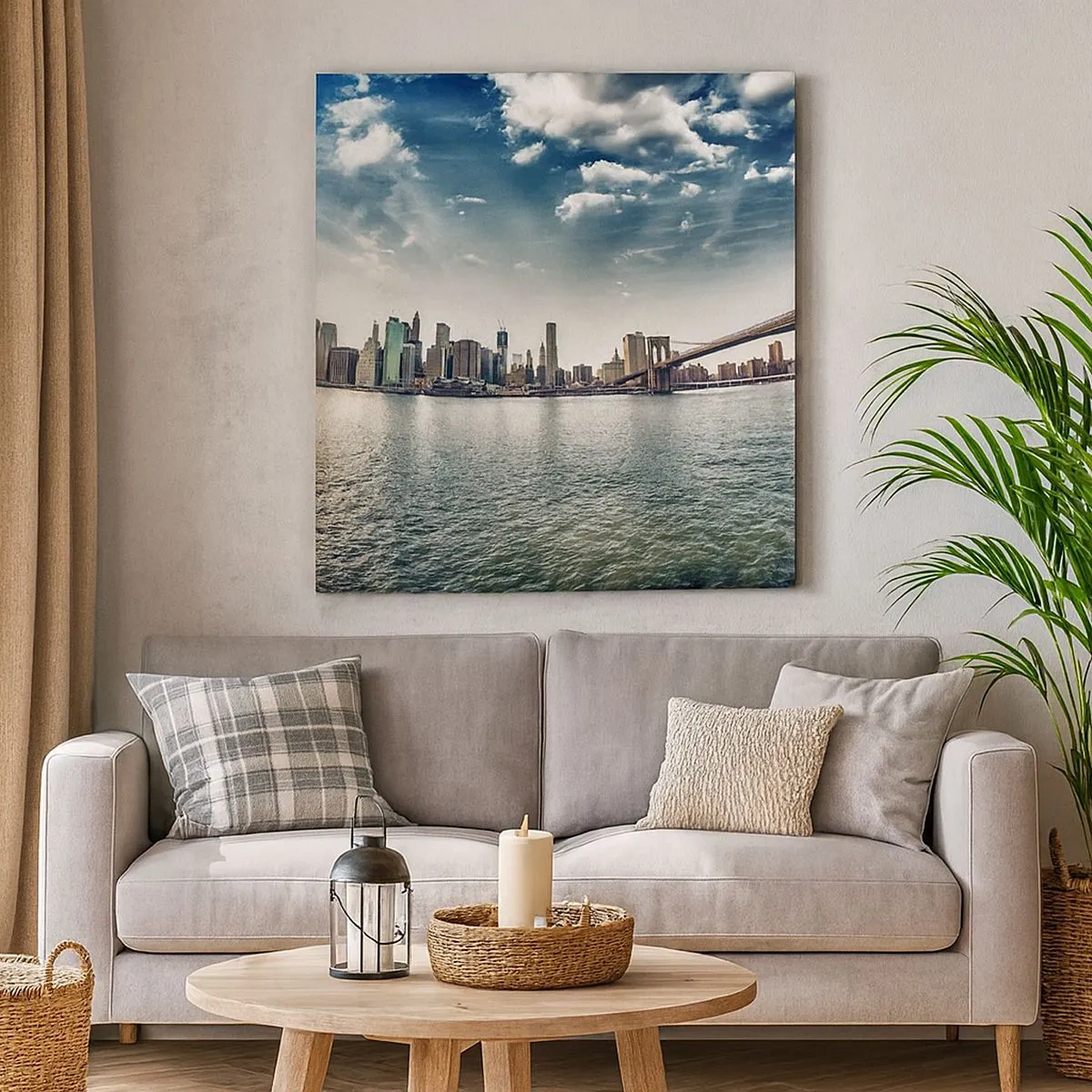 Quadro su tela - Stampe su Tela - L'isola di vetro - 30x30 cm