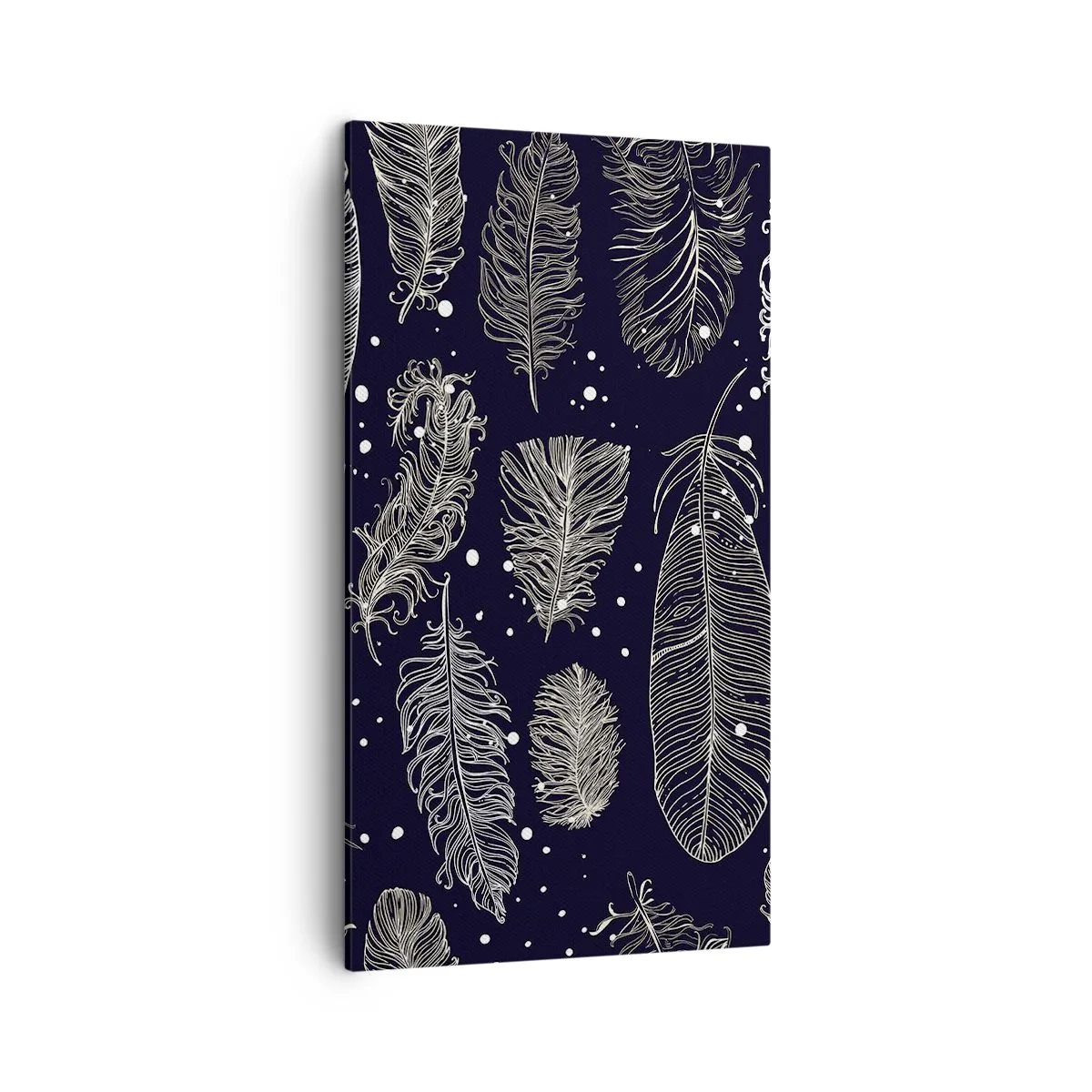 Quadro su tela - Stampe su Tela - Pizzo piumato - 45x80 cm