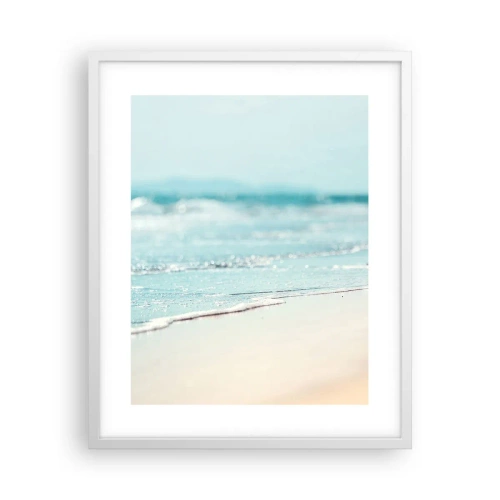 Poster in cornice bianca - Calore e rumore - 40x50 cm