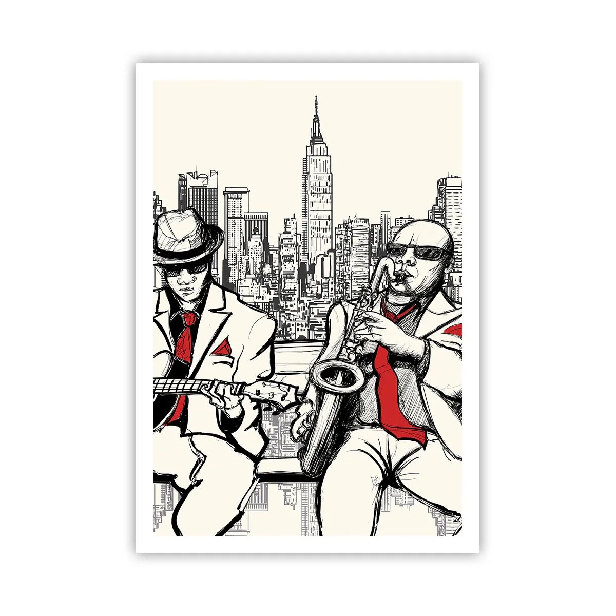 Poster - Improvvisare a New York - 70x100 cm
