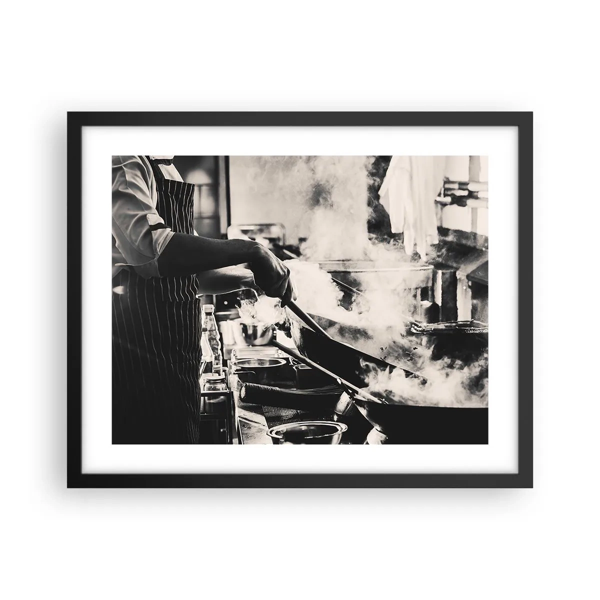 Poster in cornice nera - L'alchimia dei sapori - 50x40 cm