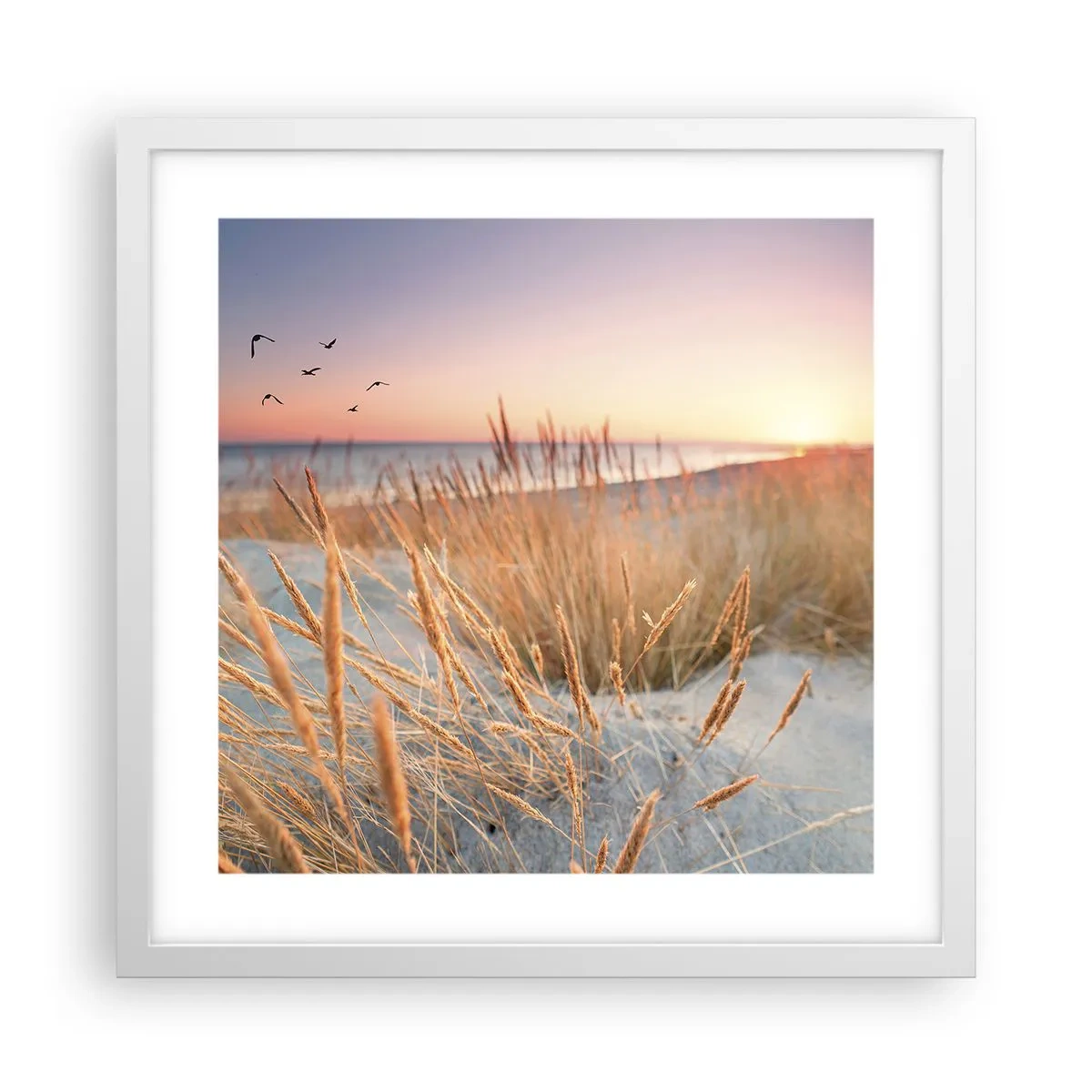 Poster in cornice bianca - Ninna nanna baltica - 40x40 cm