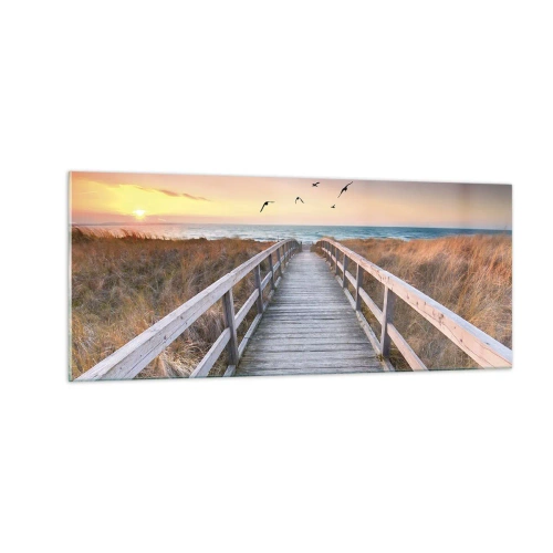 Quadro su vetro - Spazio per volare - 100x40 cm