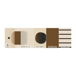 Campione Di Fotomurale Standard Eco - Diversi stati - Astrazione, Pezzo, Minimalismo - 100x30 cm