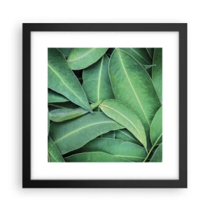 Poster in cornice nera - Succosi e freschi - 30x30 cm