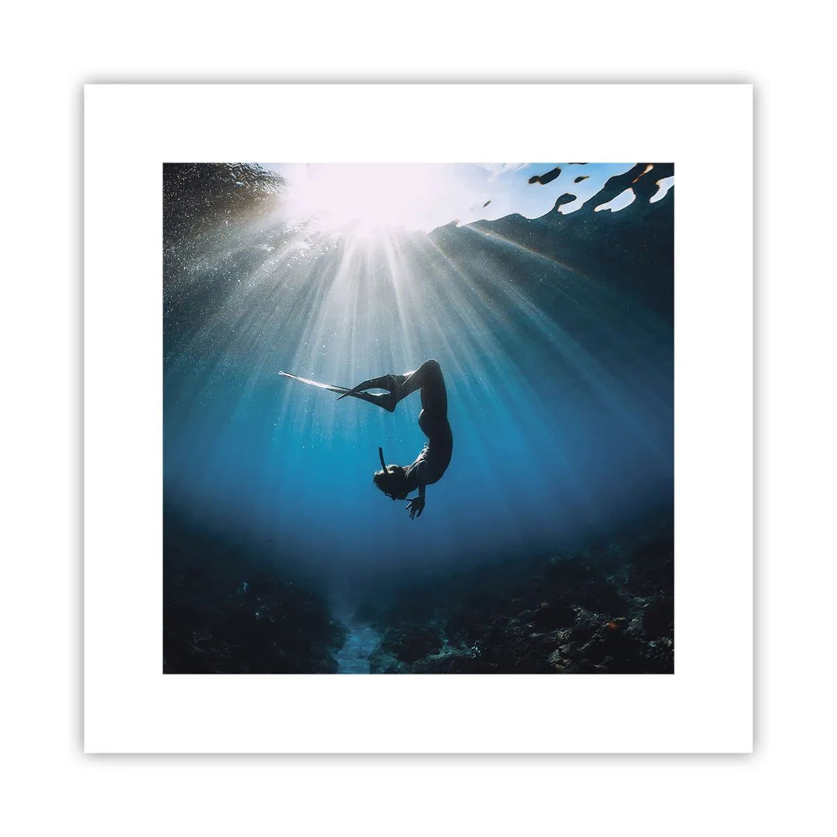 Poster - Danza subacquea - 30x30 cm