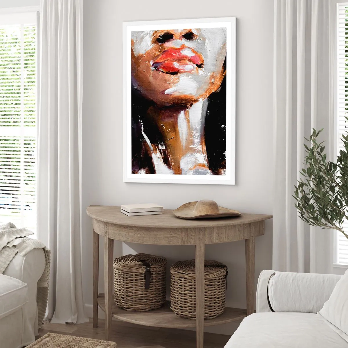 Poster in cornice bianca - Orgoglio senza pregiudizio - 40x50 cm