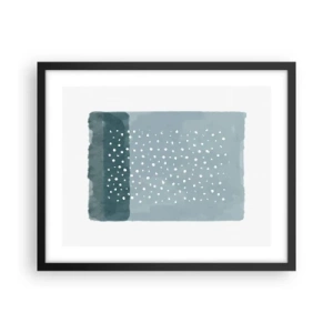 Poster in cornice nera - Spuntate nel blu - 50x40 cm