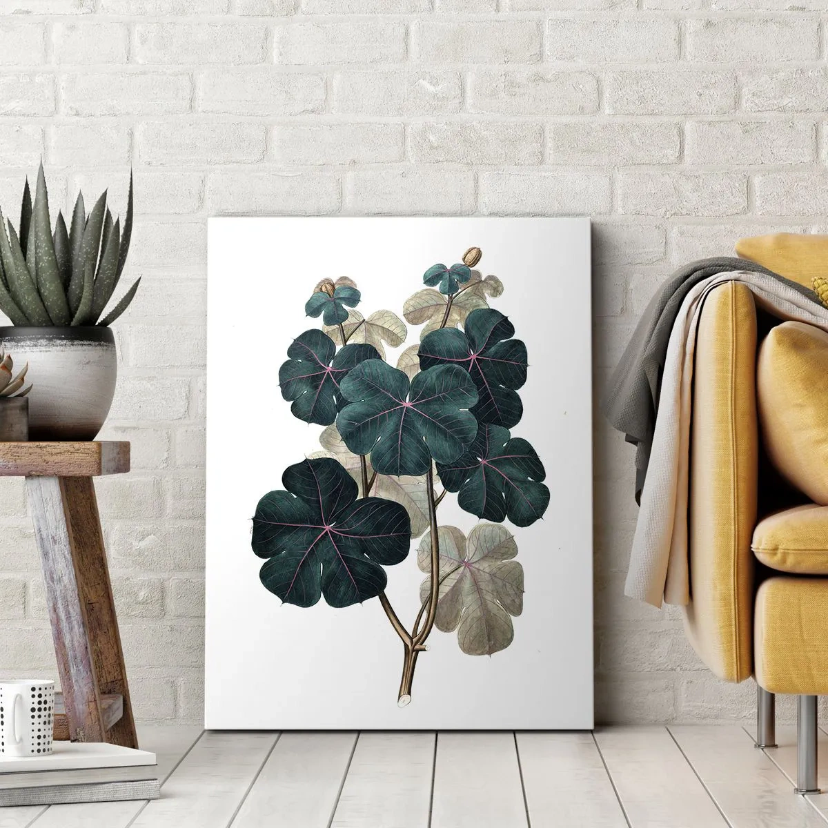 Quadro su tela - Stampe su Tela - Dal vecchio erbario - 55x100 cm