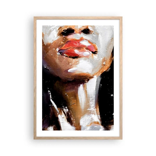 Poster in cornice rovere chiaro - Orgoglio senza pregiudizio - 50x70 cm