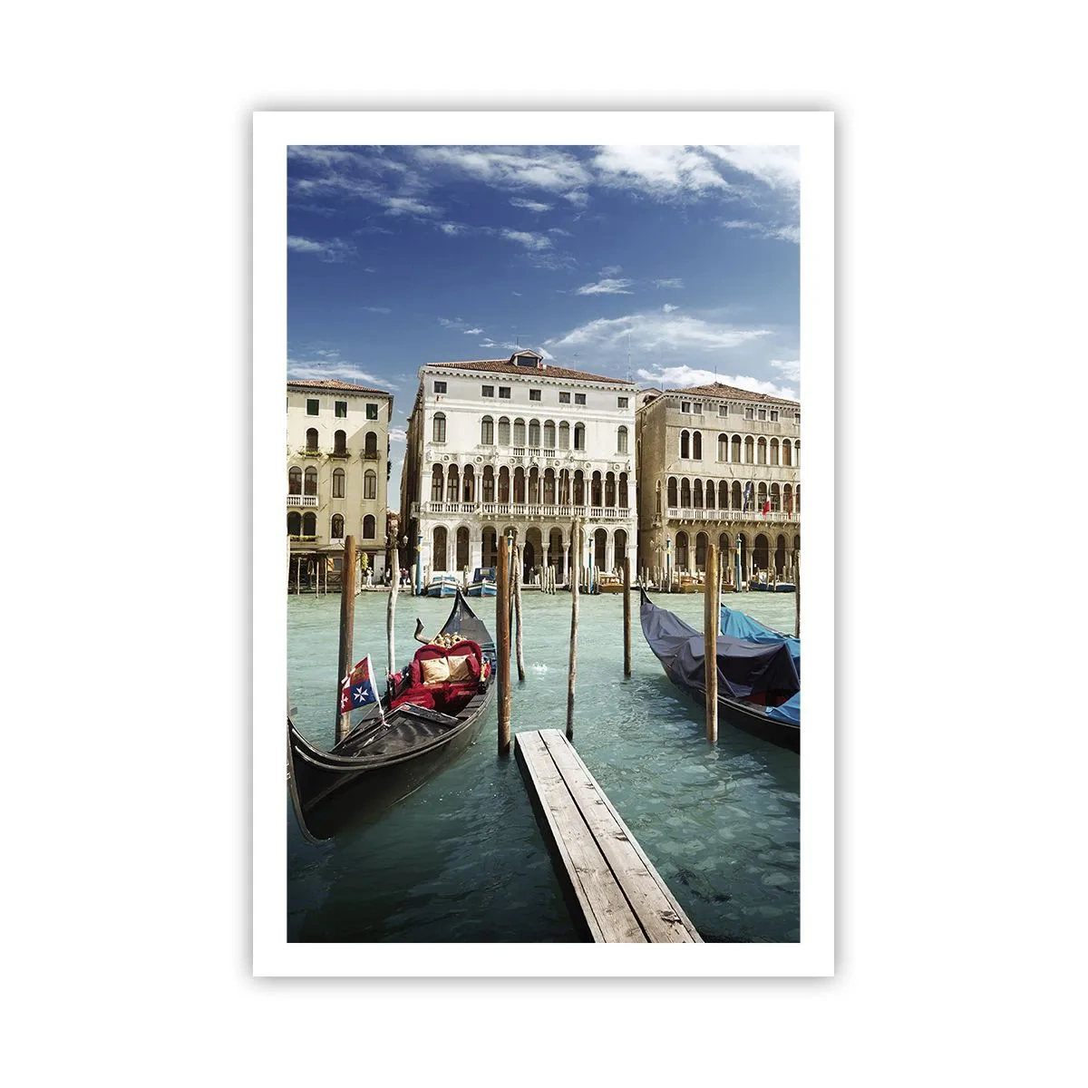 Poster - Palazzi nel blu - 61x91 cm