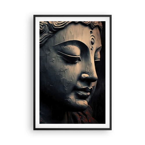 Poster in cornice nera - In armonia con il mondo - 61x91 cm