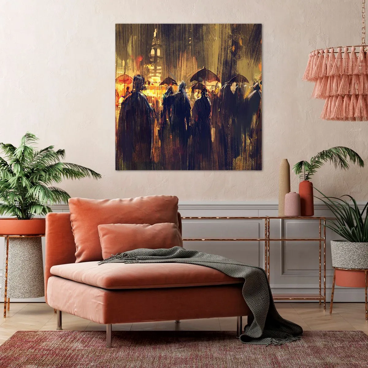Quadro su tela - Stampe su Tela - Gli adoratori della pioggia - 70x70 cm