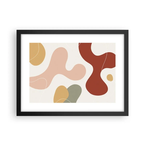 Poster in cornice nera - Ghirigori - 40x30 cm