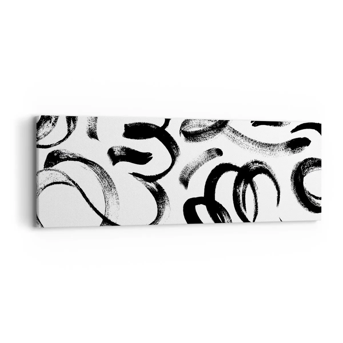 Quadro su tela - Stampe su Tela - Nero su bianco - 90x30 cm