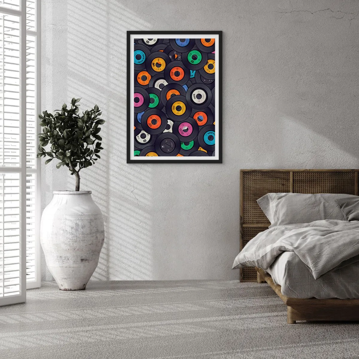Poster in cornice nera - I colori della classicità - 50x70 cm