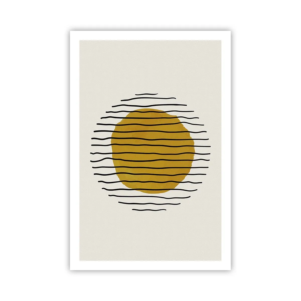 Poster - Astrazione fremente di calore - 61x91 cm
