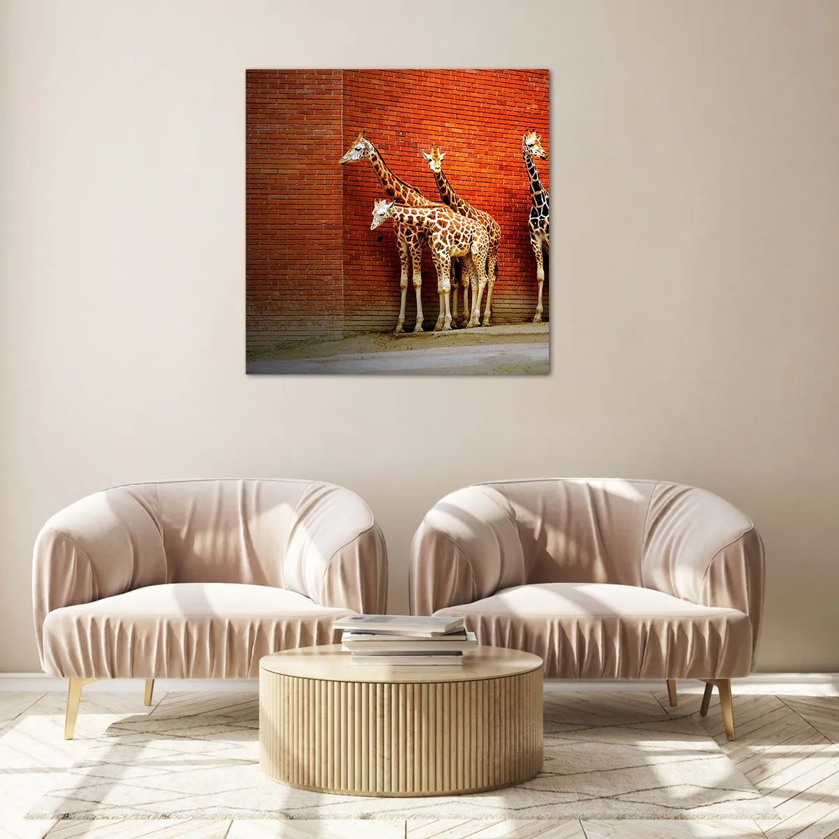 Quadro su vetro - Vedete qualche acacia? - 40x40 cm