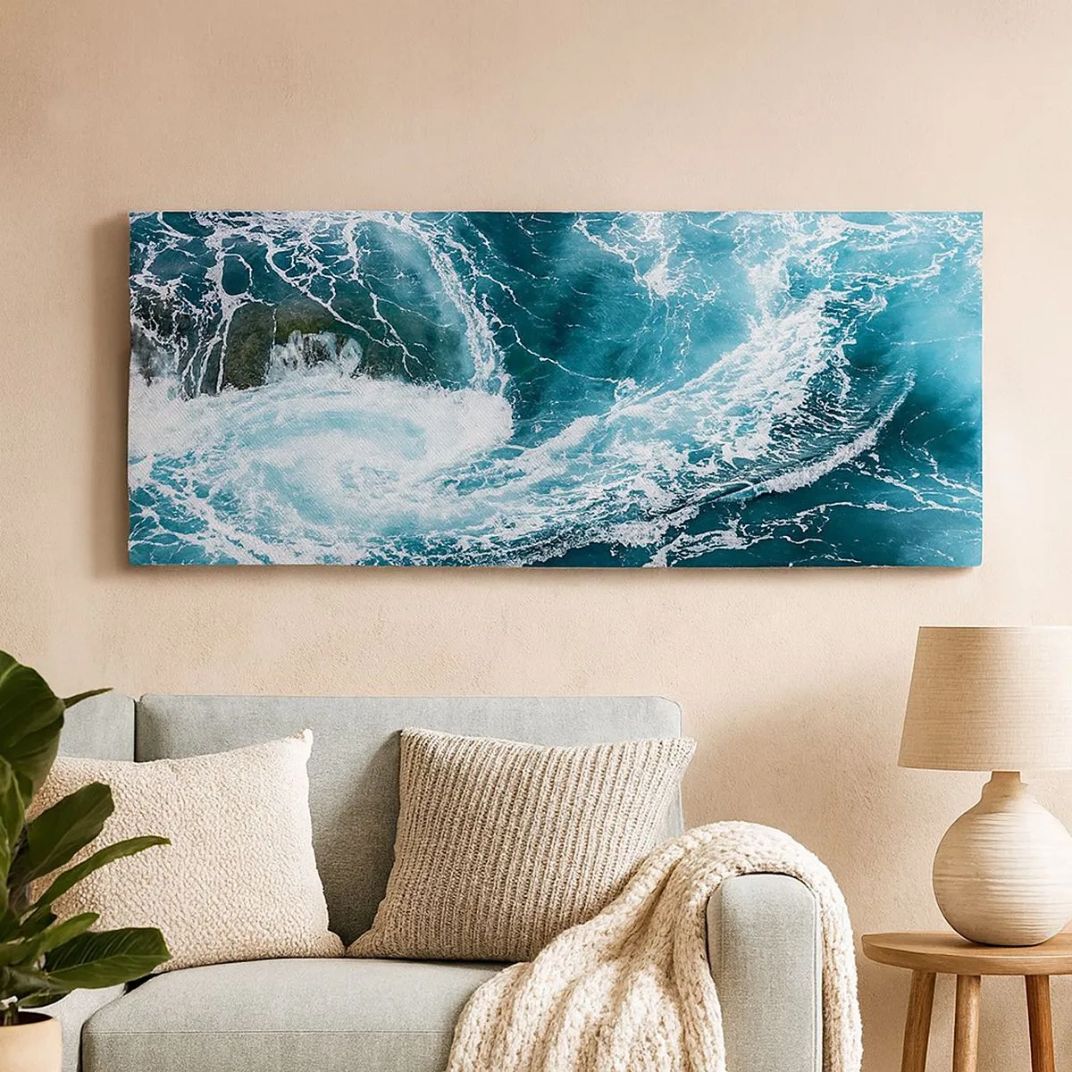 Quadro su tela - Stampe su Tela - La porta verso il centro della Terra - 100x40 cm