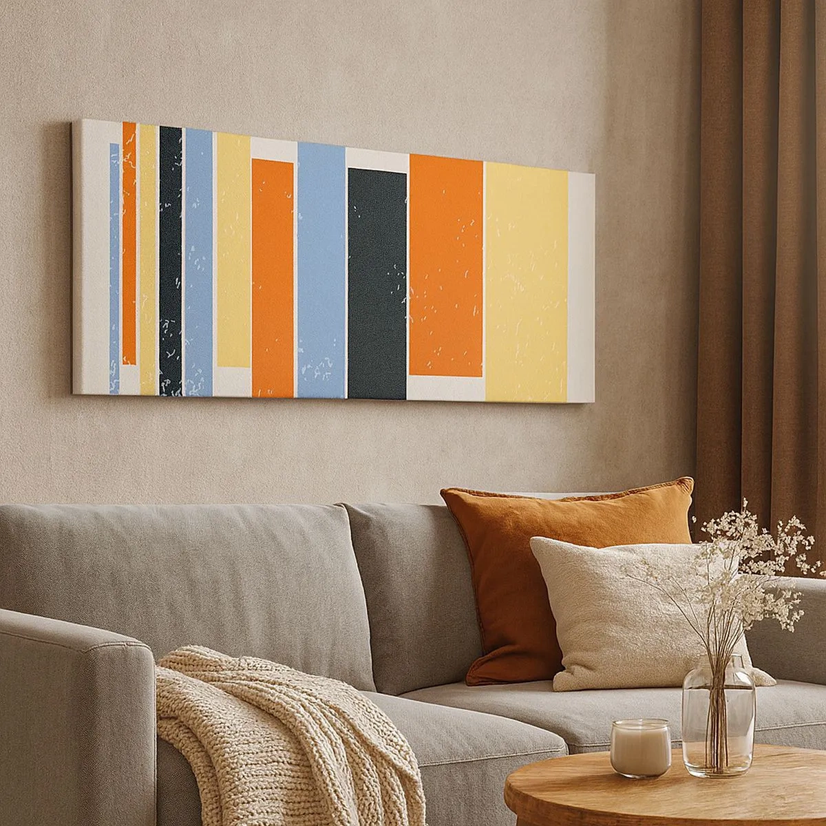 Quadro su tela - Stampe su Tela - Notazione musicale - 100x40 cm