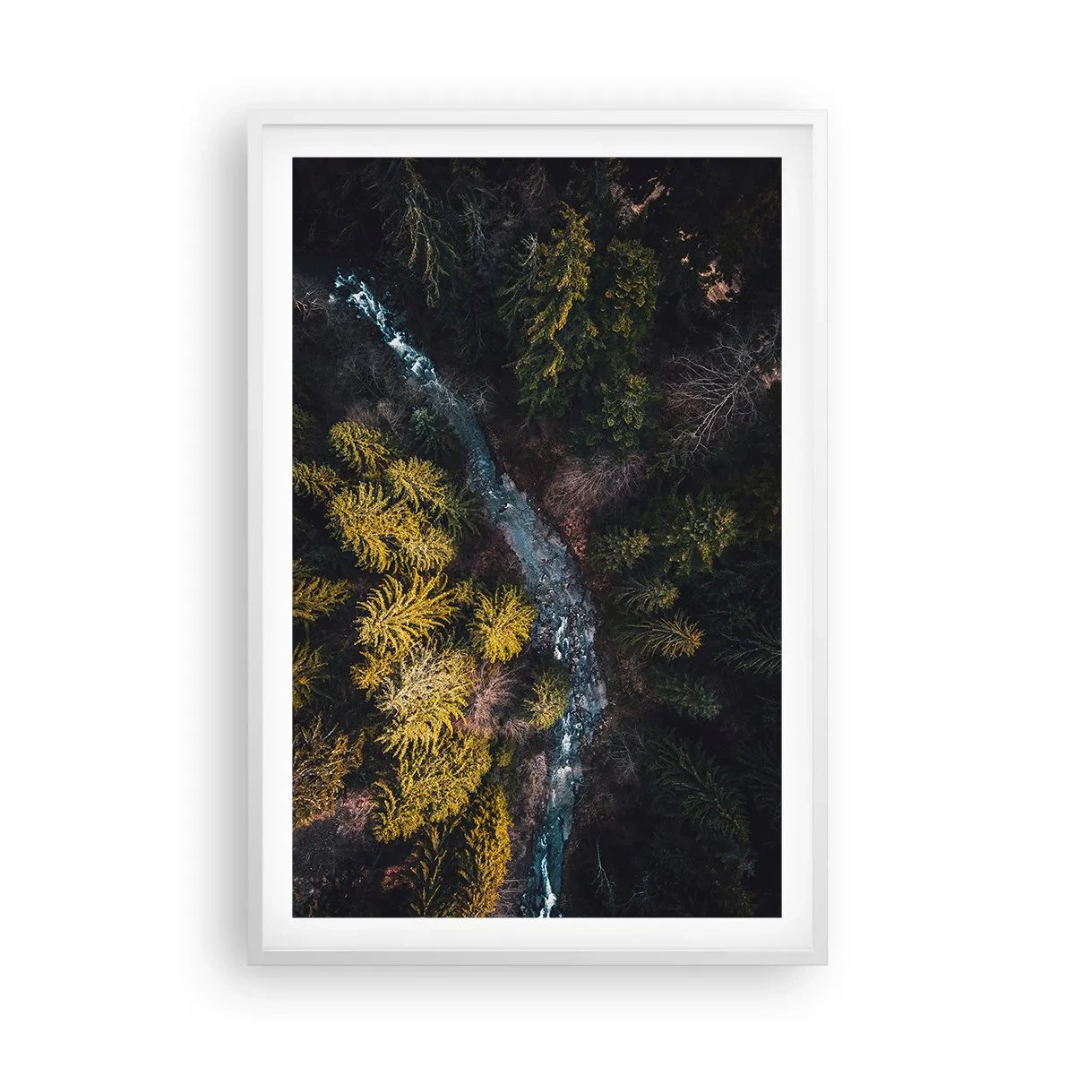 Poster in cornice bianca - Sempre più veloce - 61x91 cm