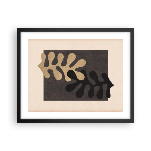 Poster in cornice nera - Assenza e completamento - 50x40 cm