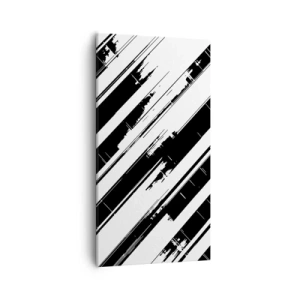 Quadro su tela - Stampe su Tela - Composizione intensa e dinamica - 55x100 cm