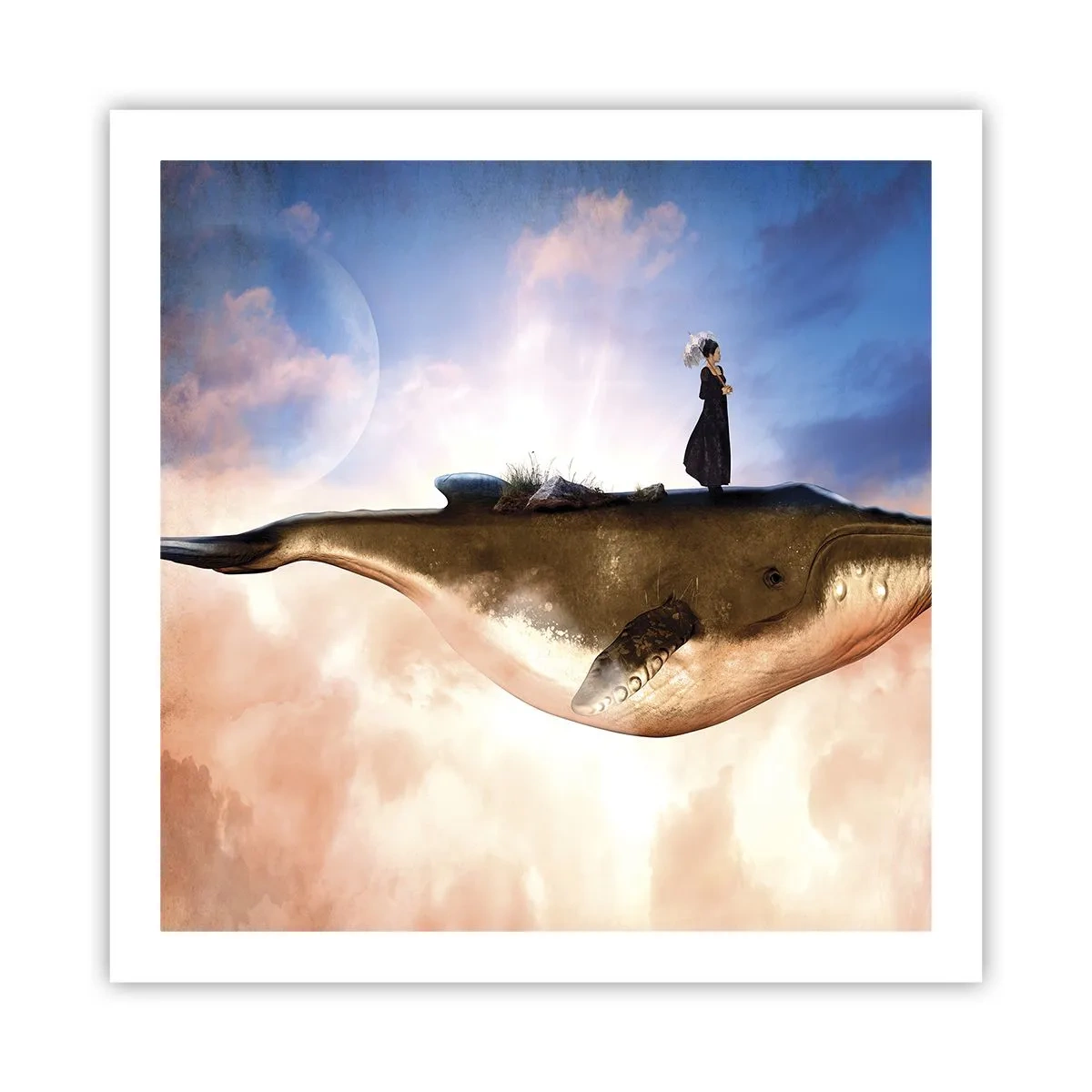 Poster - Viaggio surreale - 60x60 cm