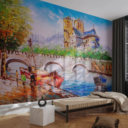 Fotomurali Standard Eco - Il loro tempo non passa mai - Città, Parigi, Architettura - 150x105 cm