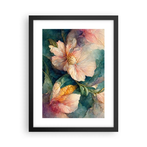Poster in cornice nera - Delicatezza pura - 30x40 cm