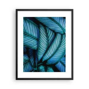 Poster in cornice nera - Le linee della vita - 40x50 cm