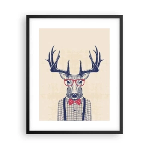 Poster in cornice nera - Divertente stravaganza - 40x50 cm