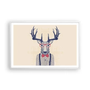 Poster in cornice bianca - Divertente stravaganza - 91x61 cm