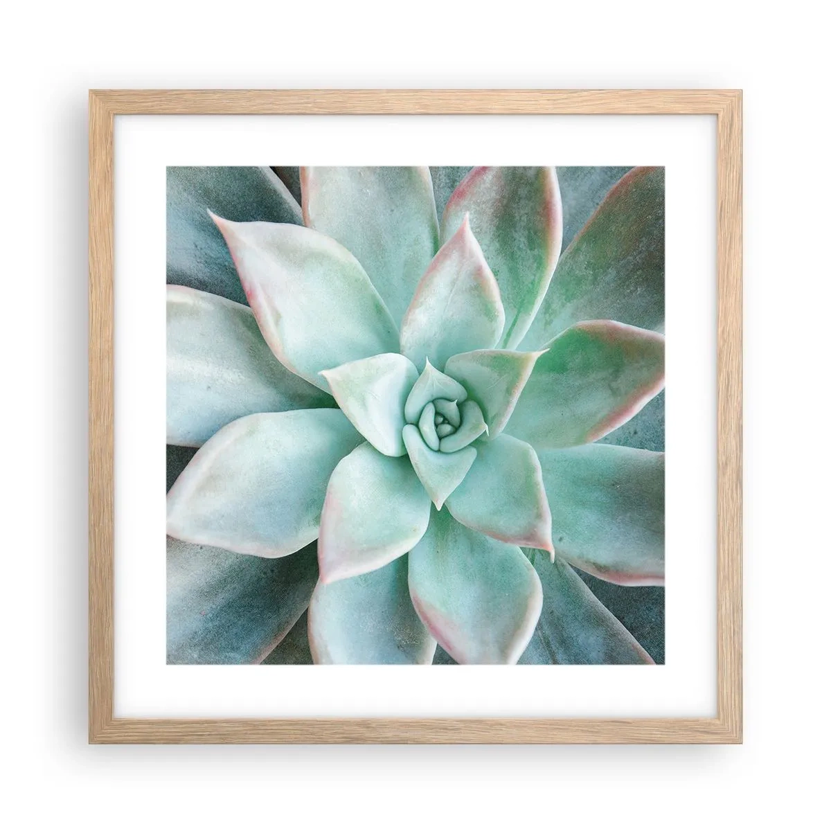 Poster in cornice rovere chiaro - Il cuore del deserto - 40x40 cm