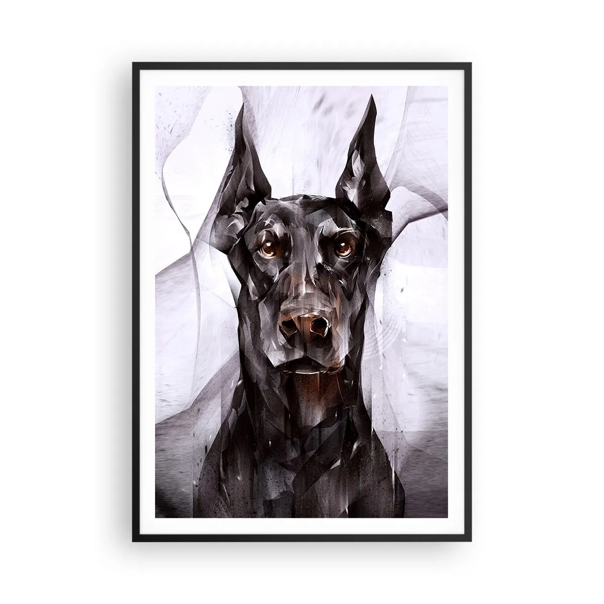 Poster in cornice nera - Nobili natali - 70x100 cm