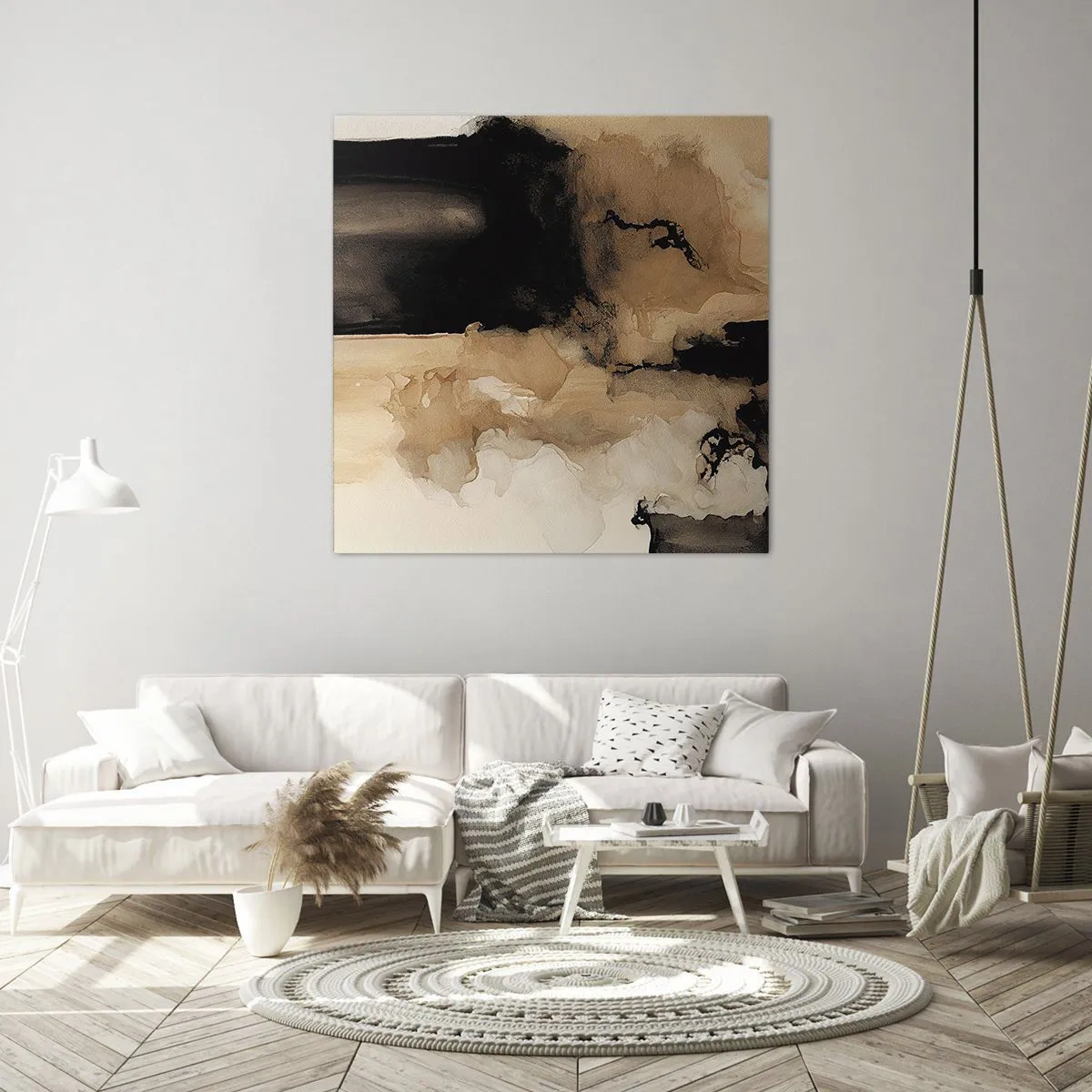 Quadro su tela - Stampe su Tela - Astrazione intrigante - 30x30 cm