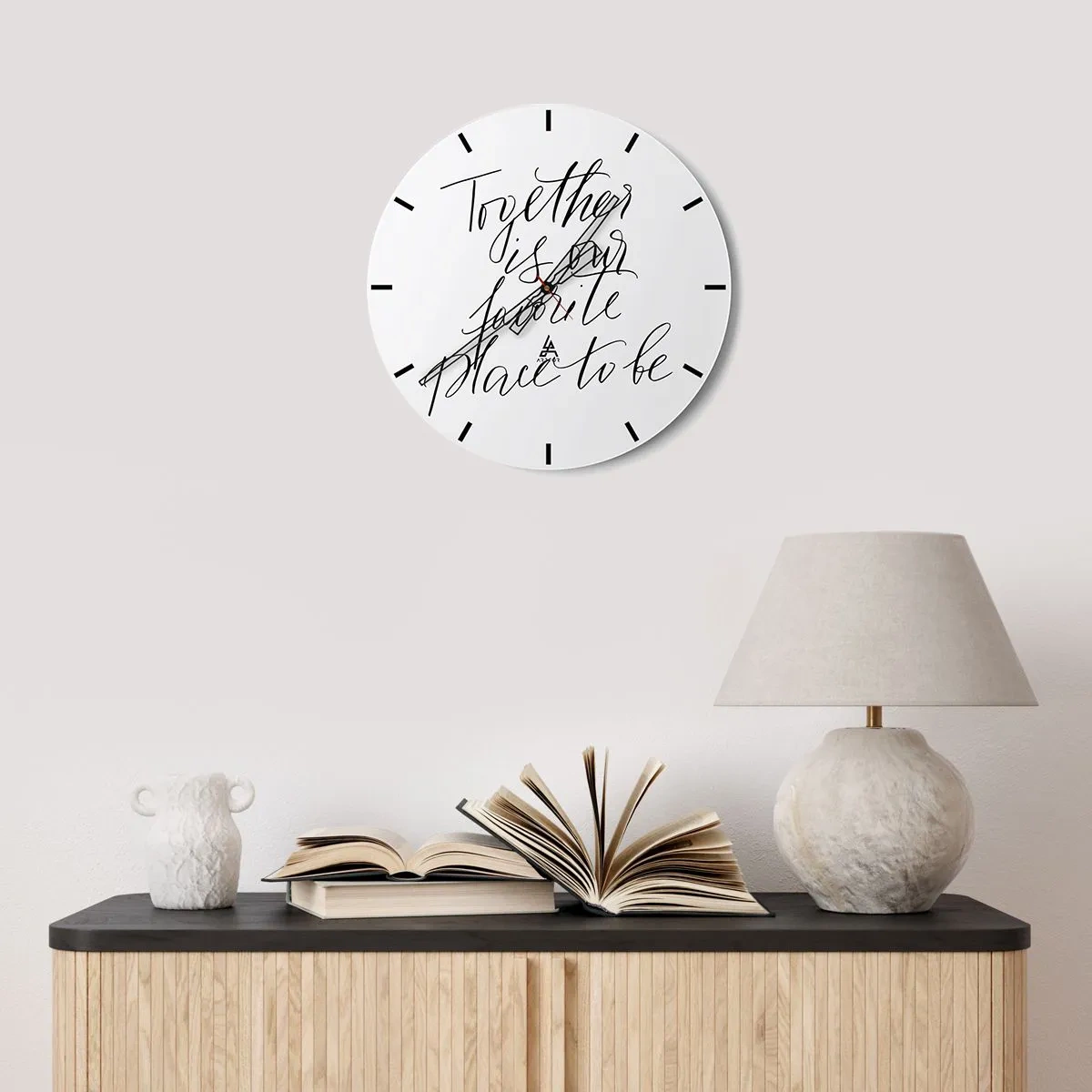 Orologio da parete - Orologio in Vetro - Anche tu lo senti? - 40x40 cm