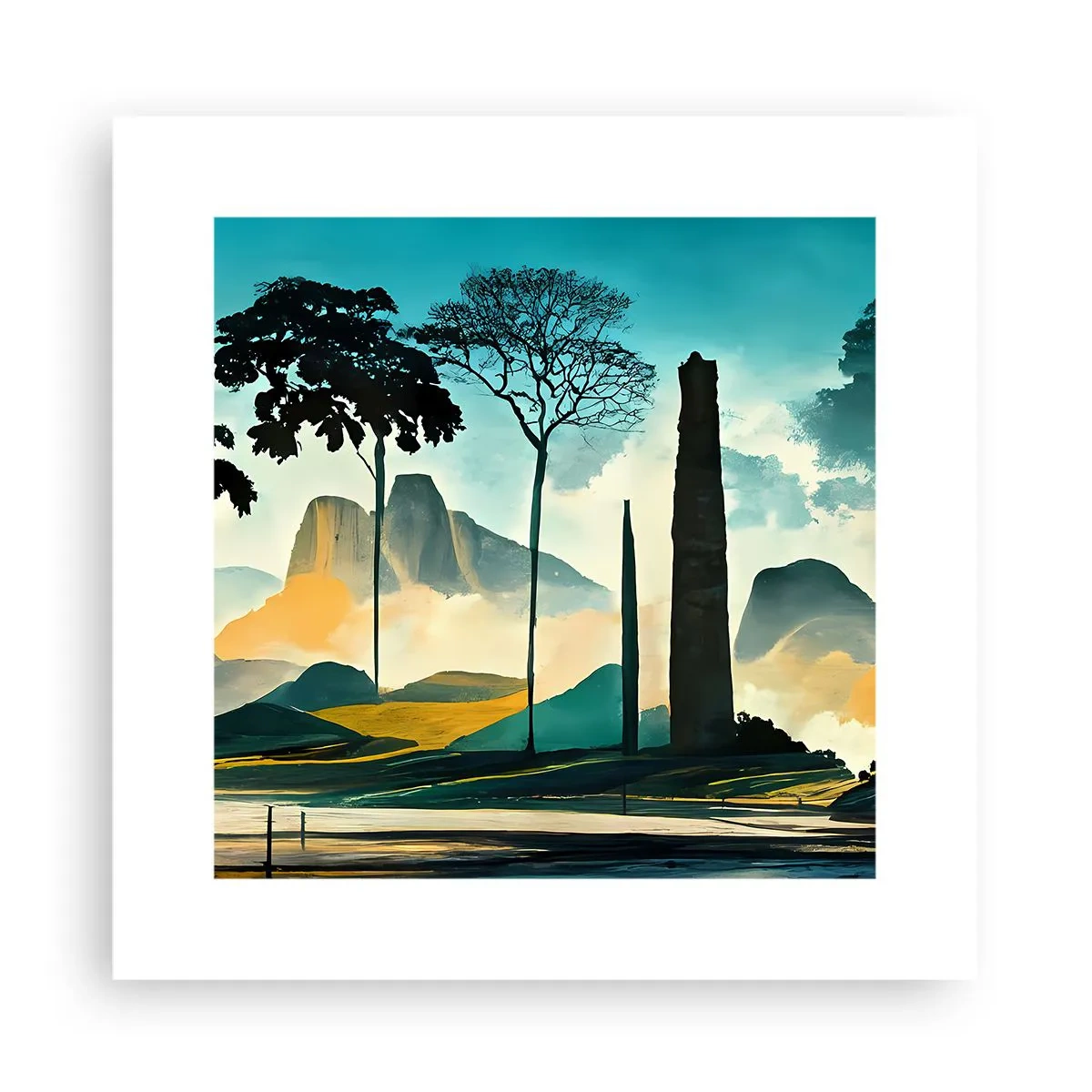 Poster - Sempre più in alto - 30x30 cm