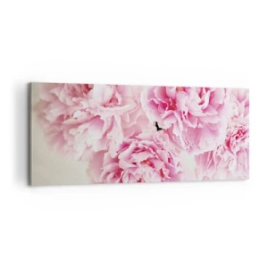 Quadro su tela - Stampe su Tela - Nel fasto rosa - 100x40 cm