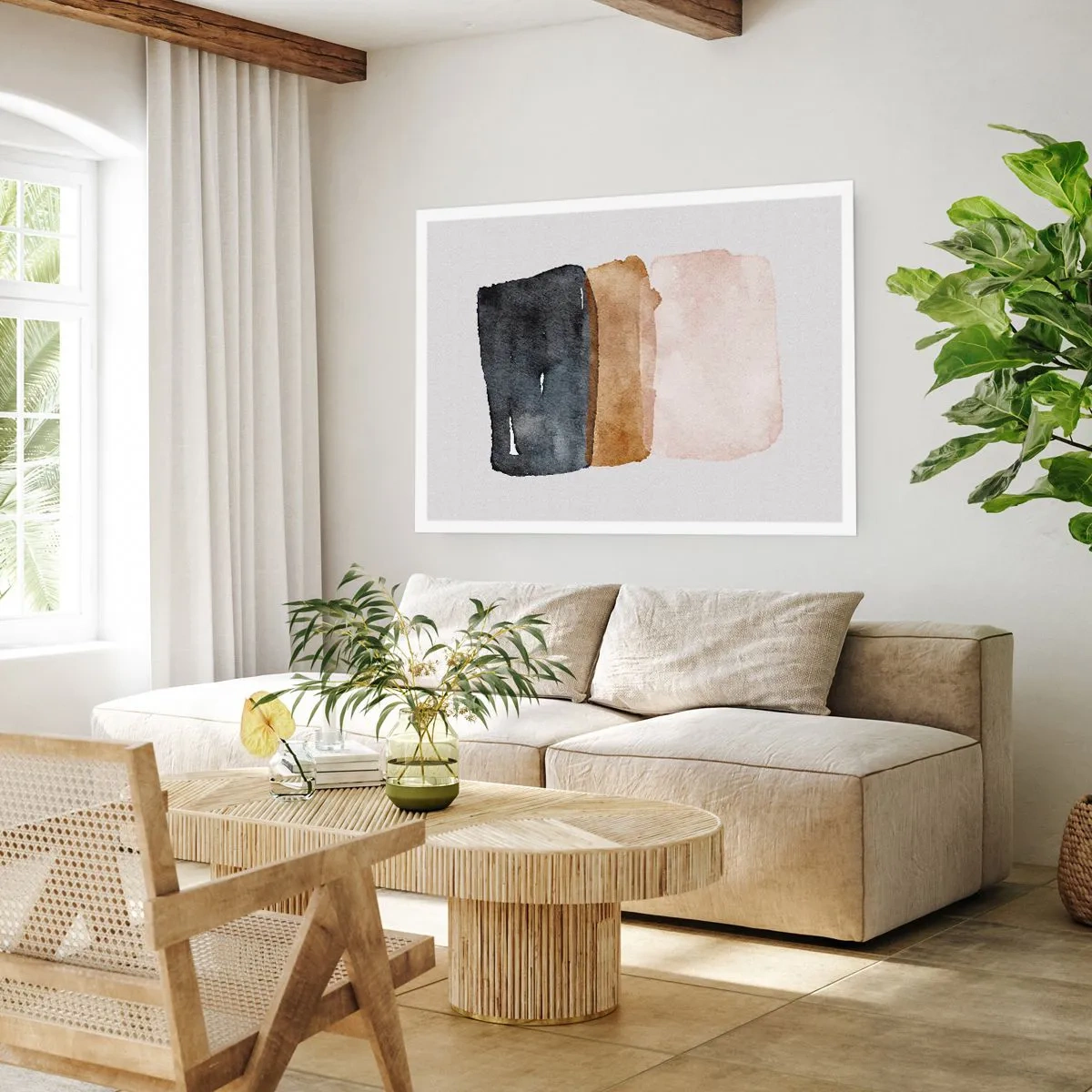 Poster - Composizione di colori della terra - 40x30 cm