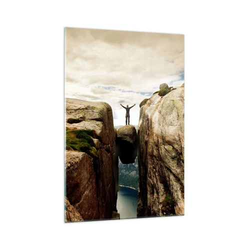 Quadro su vetro - Come ti senti? - 70x100 cm