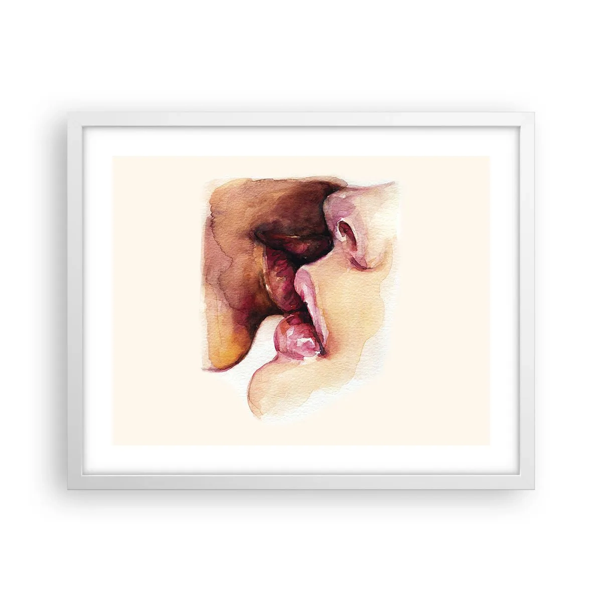 Poster in cornice bianca - Come notte e giorno, terra e cielo - 50x40 cm