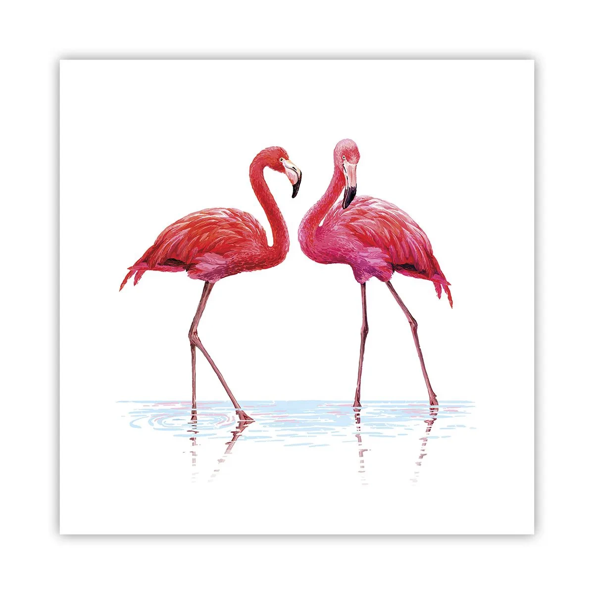 Poster - Appuntamento in rosa - 40x40 cm