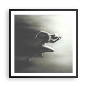 Poster in cornice nera - Inarrestabile - 60x60 cm