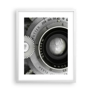 Poster in cornice bianca - Racconto su Hollywood - 40x50 cm