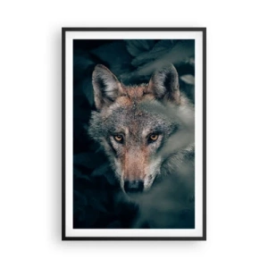 Poster in cornice nera - Cacciatore - 61x91 cm