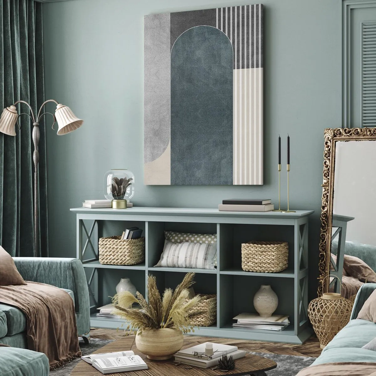 Quadro su tela - Stampe su Tela - Composizione orizzontale  - 55x100 cm