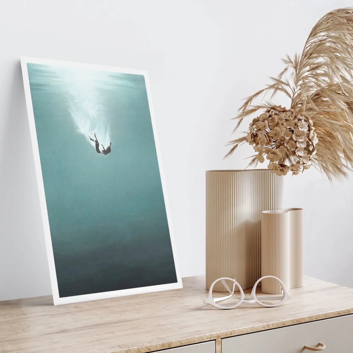 Poster - Nell'abbraccio dell'oceano - 61x91 cm