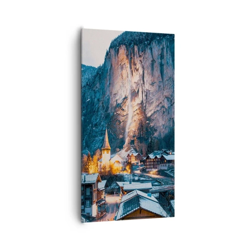 Quadro su tela - Stampe su Tela - Lo spirito luminoso dell'inverno - 65x120 cm